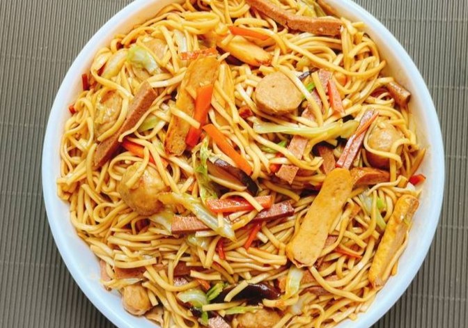 素食炒麵