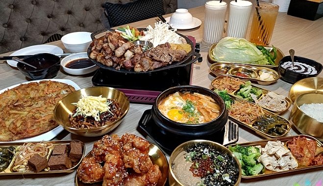 韓式料理台中